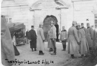 Der Thronfolger in Lancut am 2.11.1914